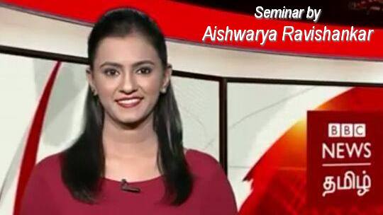 Aishwarya of BBC World (Tamil)